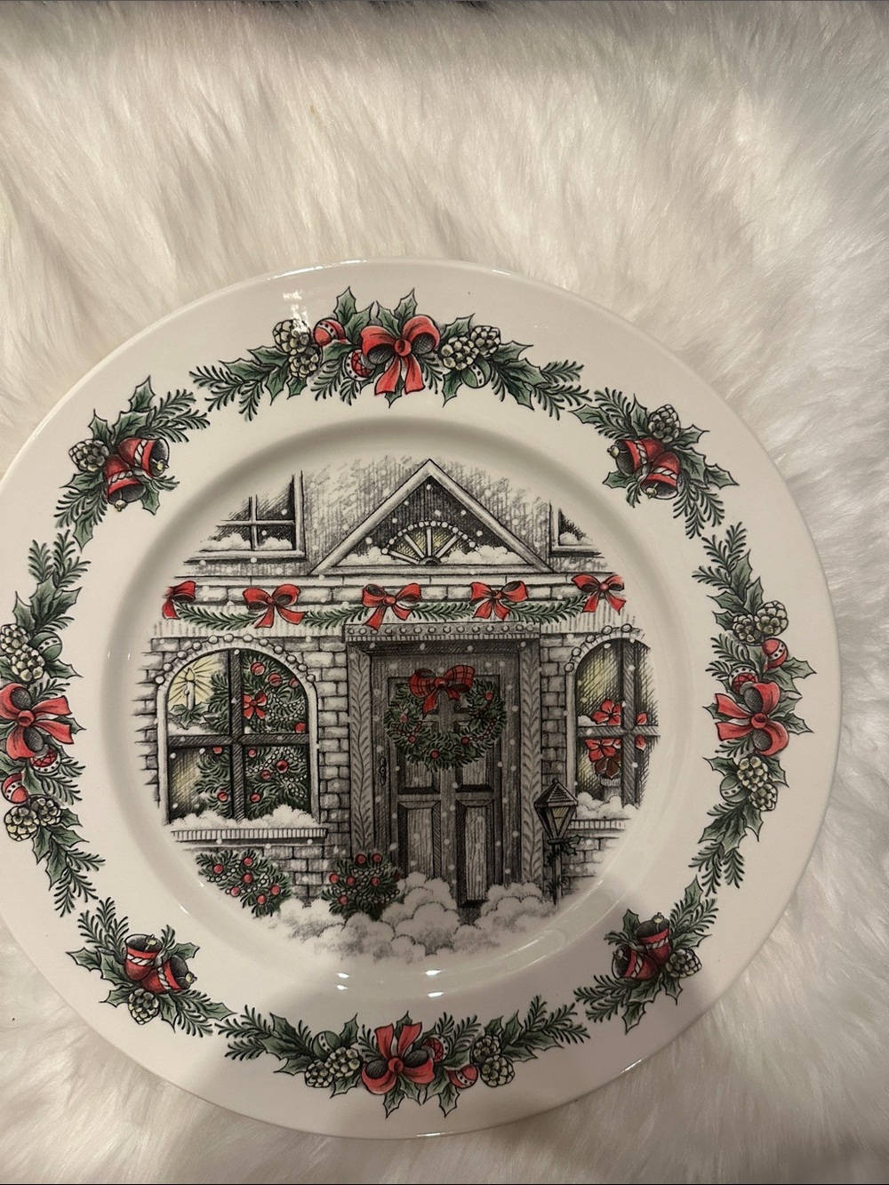 Royal Stafford Christmas Home round platter